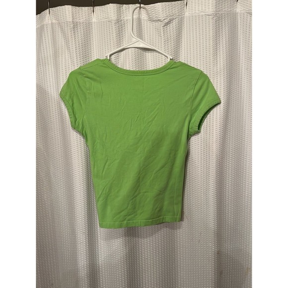 flattering green small top - Picture 3 of 3